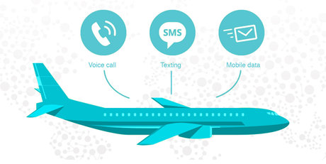 تماس و پیامک در طول پرواز چند؟
